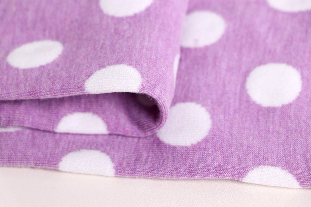 5 pairs-Dog Pattern Polka Dot Crew Socks（MX）